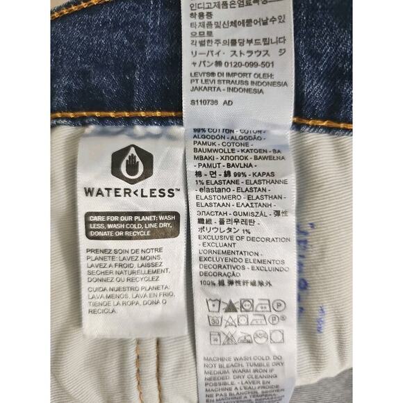 Levi’s 541 ~Men's 50×32~ Blue Denim Athletic Taper Jeans Stretch NWT. - Picture 7 of 16